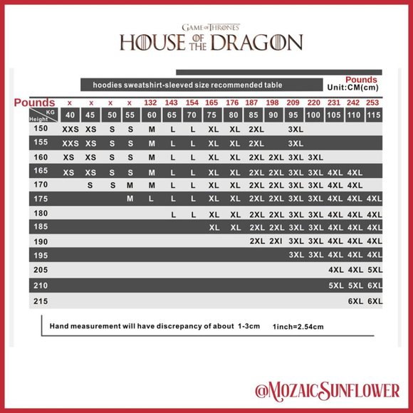 NEW Hoodie 7 Kingdom Sigils Gold Crown Dreams Didn't Make Us Kings Dragons Did - Picture 5 of 5